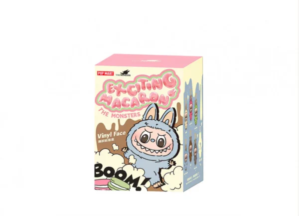 Pop Mart Labubu The Monsters Tasty Macarons Lychee Berry Vinyl Plush Pendant - Image 3
